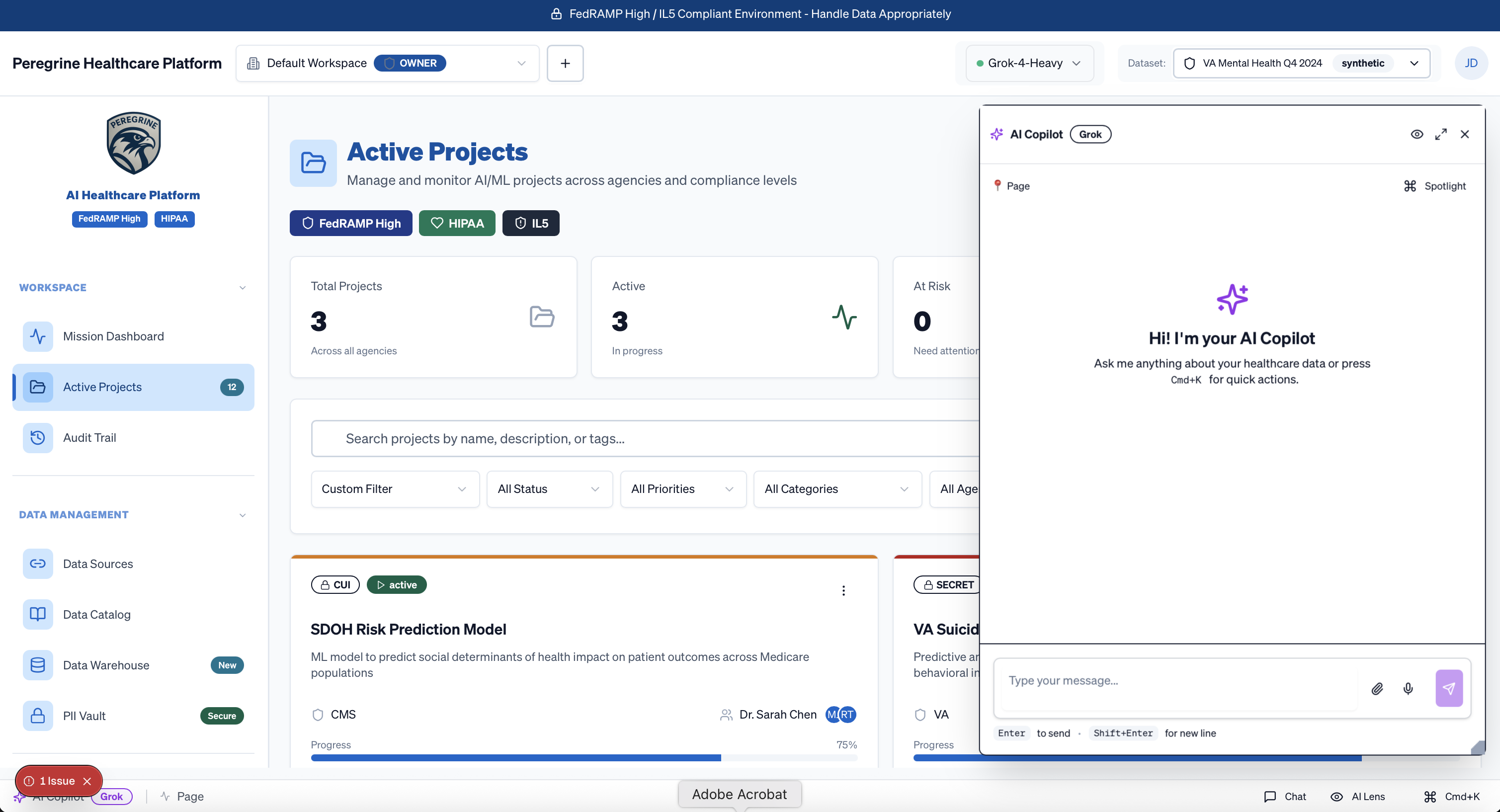 AI Copilot - Natural language workflow automation for healthcare